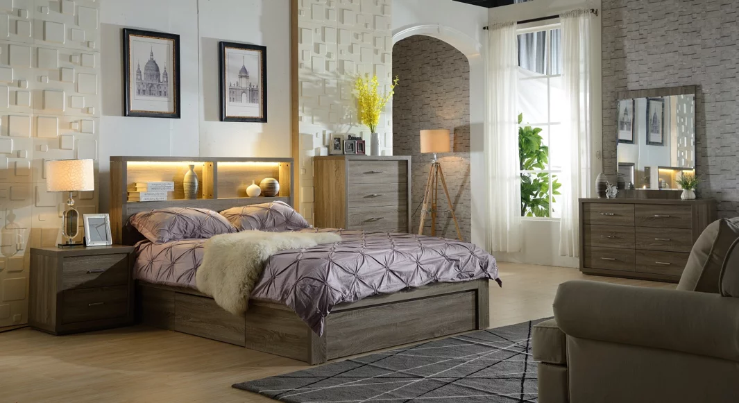 MILAN (MOCHA) BED FRAME